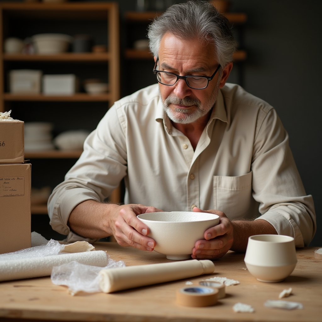 Imballaggio professionale di ceramica fragile per spedizione